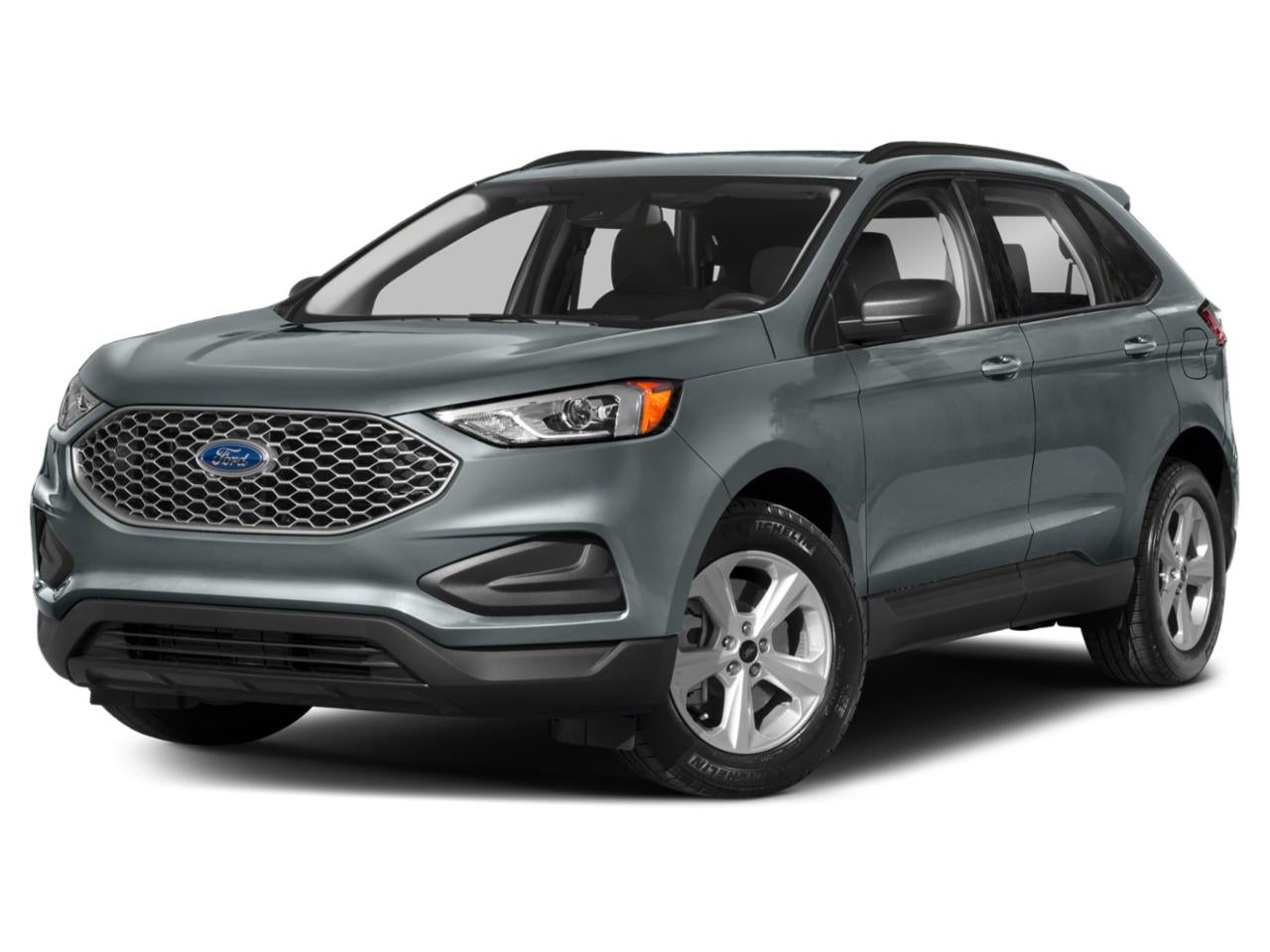 2024 Ford Edge SE AWD in Blue Metallic — front three-quarter view