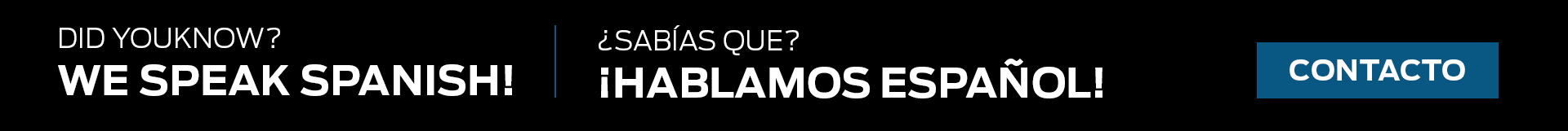 we speak spanish